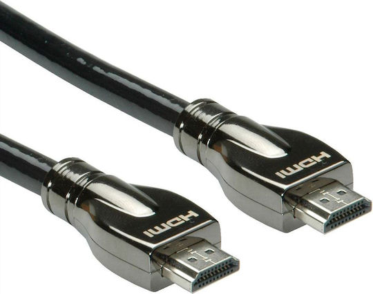 Roline HDMI 1.4 High Speed 1080p 120Hz Cable HDMI male - HDMI male 15m Μαύρο