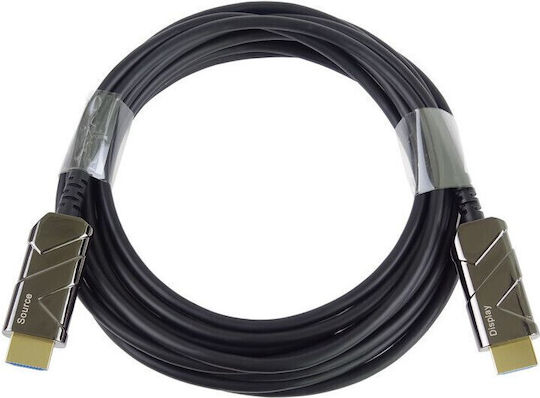 PremiumCord HDMI 2.1 Ultra High Speed 48Gbps 4K 120Hz HDR VRR Cable HDMI male - HDMI male 5m Γκρι