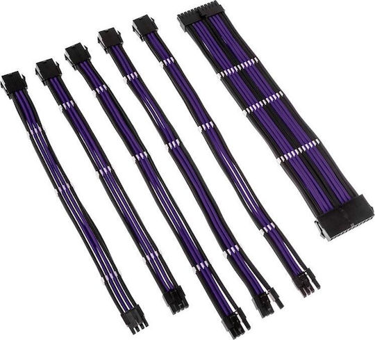 Kolink Core Adept Braided Cable Extension Kit Peripheral - Peripheral Cable Μωβ COREADEPT-EK-BTP
