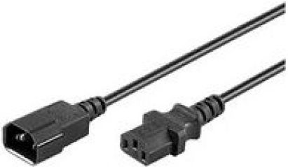 Intronics IEC C14 - IEC C13 Cable 0.6m Μαύρο AK5029