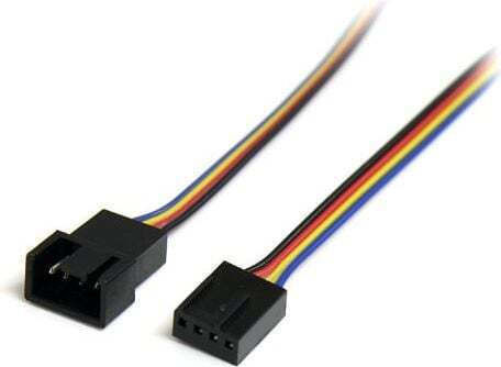 StarTech 4-Pin pwm - 4-Pin pwm Kabel 0.3m Mehrfarbig (FAN4EXT12)