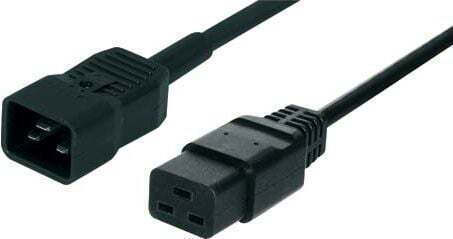 Roline IEC C20 - IEC C19 Cable 3m Μαύρο 19.08.1563