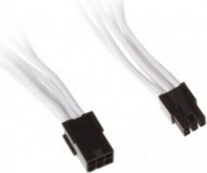 Silverstone 6-Pin PCIe - 6-Pin PCIe Kabel 0.25m Weiß (SST-PP07-IDE6W)