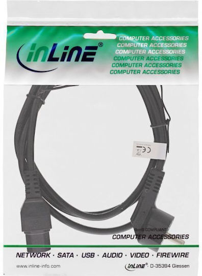 Type F Angle C15 1.8m Black 16810