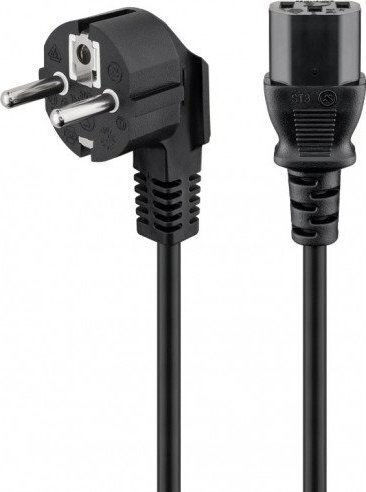 Wentronic Schuko - IEC C13 Cable 2.5m Μαύρο