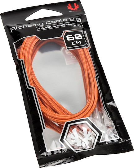 BitFenix Alchemy 2.0 PSU Cable - Cable 0.4m Πορτοκαλί BFX-ALC-60CMLO-RP