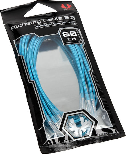BitFenix Alchemy 2.0 PSU Cable - Кабел 0.6м Син (BFX-ALC-60CMLSB-RP)