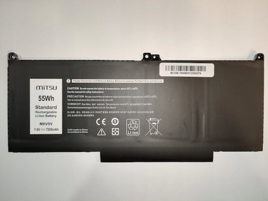 Mitsu Συμβατή Μπαταρία για Dell Latitude Dell Latitude 5300, 5310, 7300 με 7200mAh