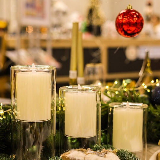 Home&Styling Collection Φωτιστικό LED Θερμό Λευκό Κερί