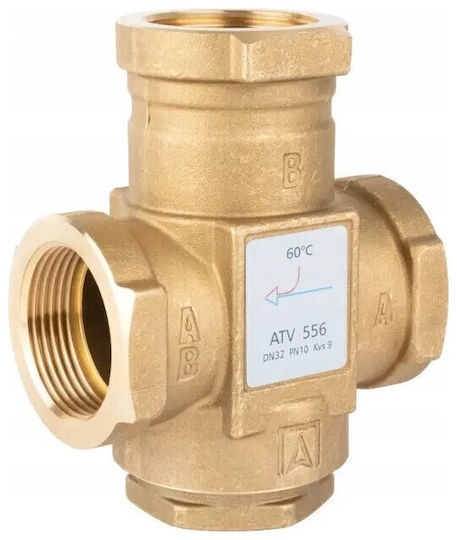 Θερμοστατική Βαλβίδα Atv 556 Dn32 Rp1 1/4 Kvs 9 60°c S A