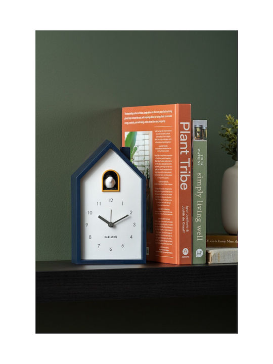 Karlsson Cuckoo Ρολόι Τοίχου Με Εκκρεμές Μαύρο 12x20cm