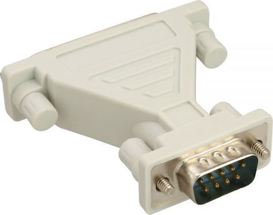 InLine Μετατροπέας Serial male σε Serial female Λευκό 1τμχ 31249
