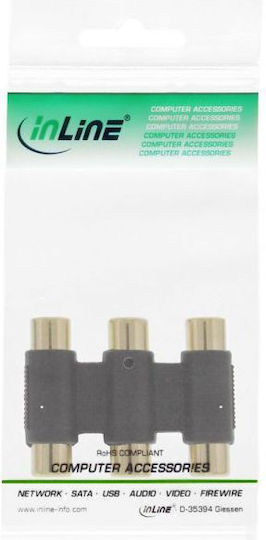 InLine Μετατροπέας RCA female σε RCA female 1τμχ 99319