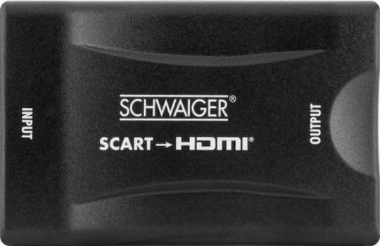 Schwaiger Μετατροπέας HDMI female σε Scart female (HDMSCA01533)