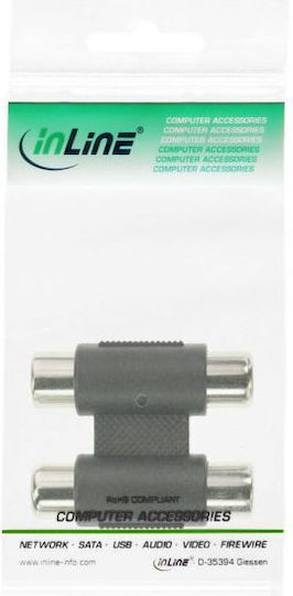 InLine Μετατροπέας RCA female σε RCA 2x female 1τμχ 99318