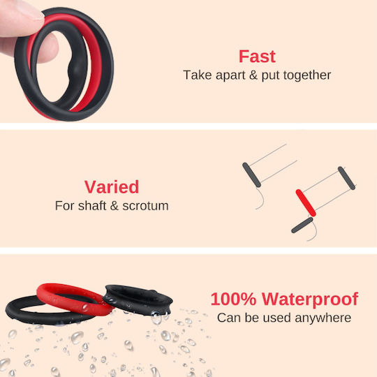 Cockring Nappex Fuego Premium Cockrings 10 Languages