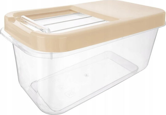 Orion General Use Vase with Plastic Lid Beige 7500ml