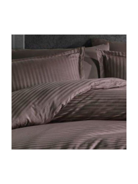 Pucioasa Pillowcase Set Brown 45x45cm.