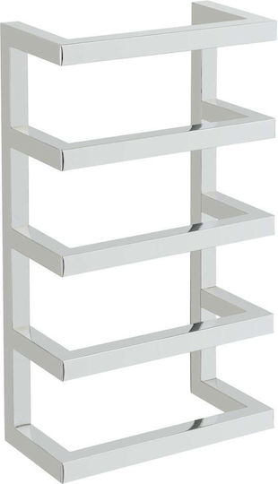 Wenko Καλόγερος Μπάνιου Μονός ​8x8cm Inox Ασημί