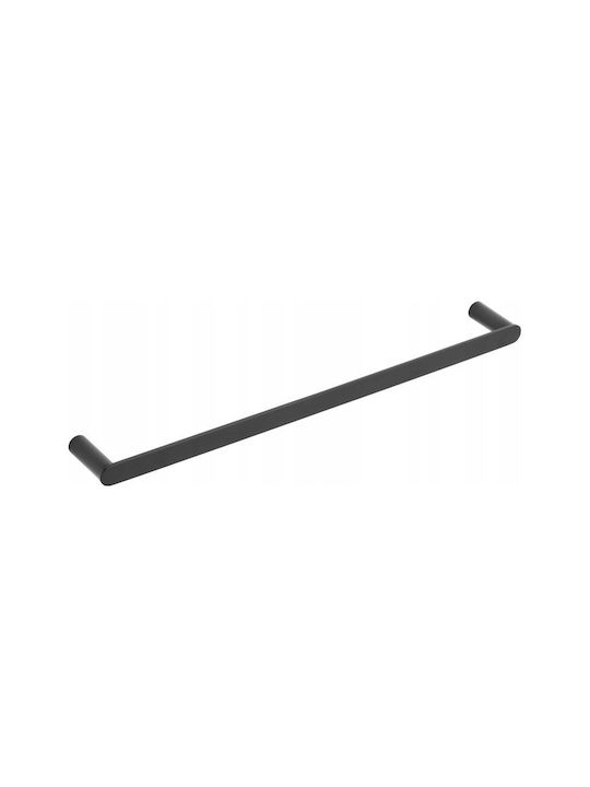 KFA Single Wall-Mounted Bathroom Rail ​45x45cm Inox Black