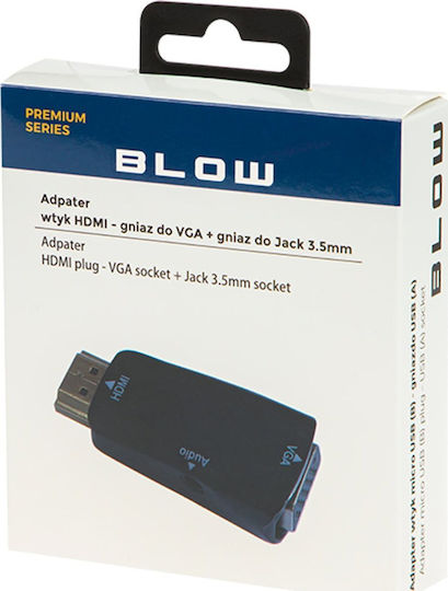 Blow Μετατροπέας HDMI male σε VGA female 1τμχ (DM-92-121)