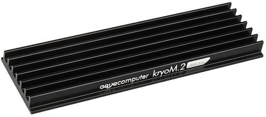 Aqua Computer kryoM.2 micro passive heat sink Охлаждане на M.2 SSD Прозрачен