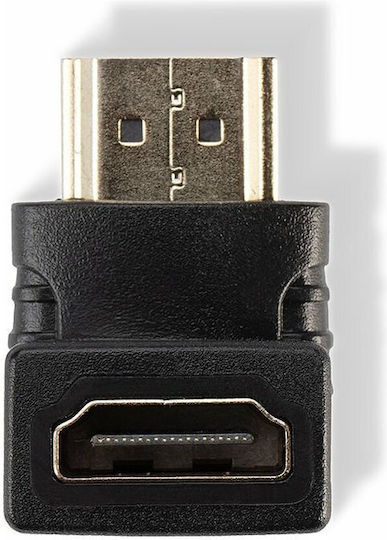 Lindy Конвертор HDMI мъжки към HDMI женски Черен 1бр 41085
