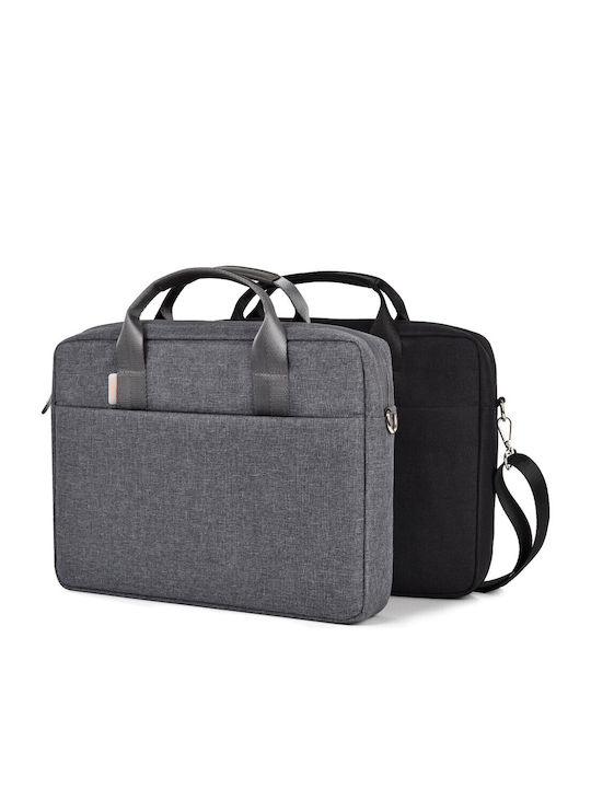 Wiwu Minimalist Pro Αδιάβροχη Τσάντα Ώμου / Χειρός για Laptop 14" σε Μαύρο χρώμα