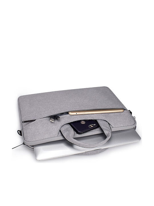Devia Justyle Τσάντα Ώμου / Χειρός για Laptop 16" σε Γκρι χρώμα