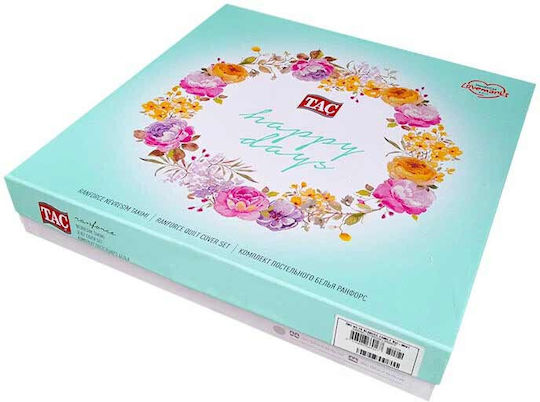 Tac Set Double 200x220 Basic Pink