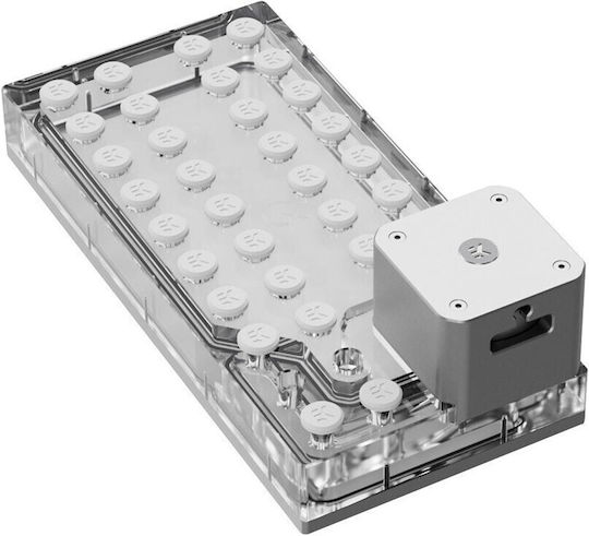 Ekwb Distribution Plate Ek-quantumx Loophole Distroplate D5 Pwm Silver GPU Water Block Silver