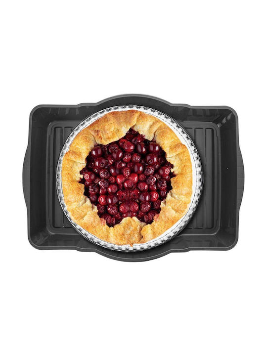 Orion Cutie pentru Mâncare Plastic Gri Potrivit pentru Cuptor cu Microunde 45x35cm 1buc