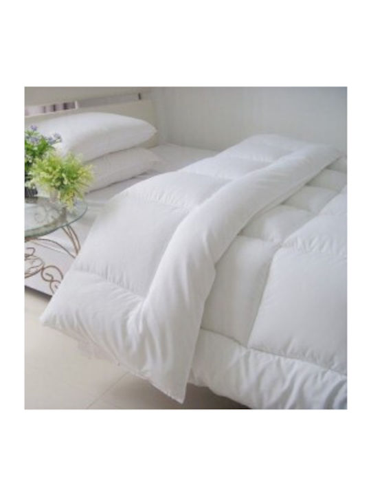 Pucioasa Husă de pătură Dublu 200x215cm Alb 400 g/mp²Gsm