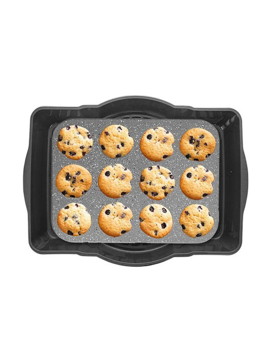 Orion Cutie pentru Mâncare Plastic Gri Potrivit pentru Cuptor cu Microunde 45x35cm 1buc