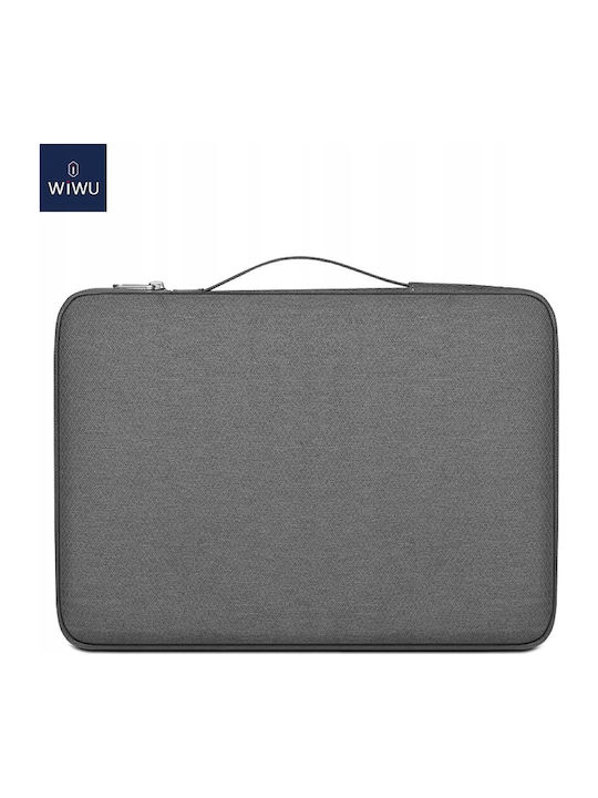 Wiwu Pilot Αδιάβροχη Τσάντα Ώμου / Χειρός για Laptop 16" σε Γκρι χρώμα