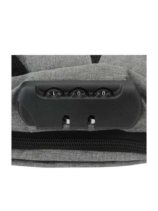 Waterproof Backpack for Laptop with USB Port in Black Color AT00012586