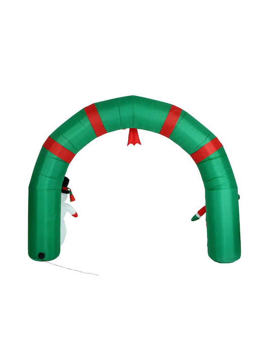Bakaji Bakaji Inflatable Christmas Arch Santa Claus Snowman 300x240h for Outdoor Use