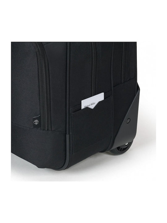Dicota Roller Eco Top Traveller Τσάντα Laptop 16" με Ροδάκια σε Μαύρο χρώμα