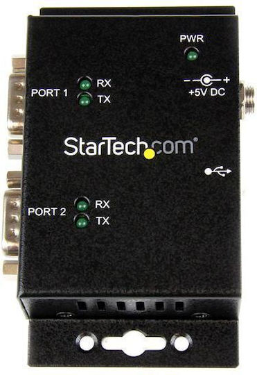 StarTech Μετατροπέας Serial 2x male σε USB-B female (ICUSB2322I)
