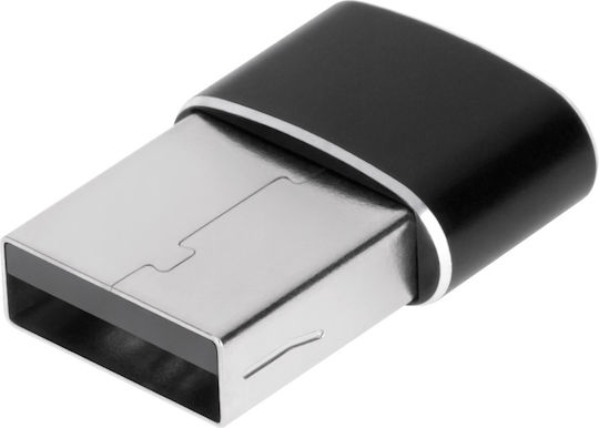 Конвертор USB-C женски към USB-C женски Черен 1бр 32486