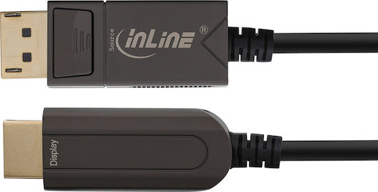 InLine Μετατροπέας DisplayPort / HDMI male σε DisplayPort / HDMI female 1τμχ 17180D