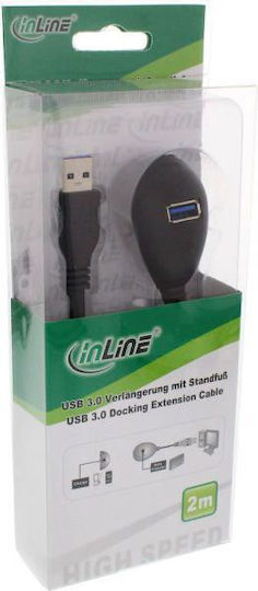 InLine Converter USB-A male to USB-A 2x female 1pcs 35652