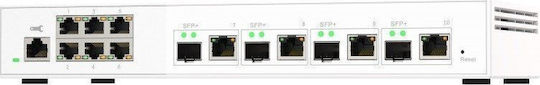 QNap QSW-M2106-4C Managed L2 Switch with 10 Gigabit (1Gbps) Ethernet Ports and 4 SFP Ports