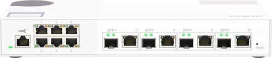 QNap QSW-M2106-4C Managed L2 Switch with 10 Gigabit (1Gbps) Ethernet Ports and 4 SFP Ports