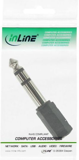 InLine Μετατροπέας 6.3mm / 3.5mm male σε 6.3mm / 3.5mm male 1τμχ 99305