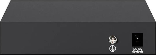 Extralink Ex.14305 Unmanaged L2 PoE+ Switch με 4 Θύρες Gigabit (1Gbps) Ethernet
