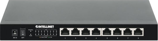 Intellinet 561938 Unmanaged L2 PoE+ Switch με 8 Θύρες Ethernet