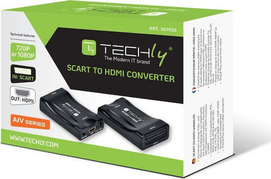 Techly Converter Scart / HDMI male to Scart / HDMI female 1pcs 361926