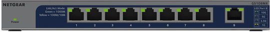 NetGear 1324495 Unmanaged L2 Switch με 8 Θύρες Gigabit (1Gbps) Ethernet