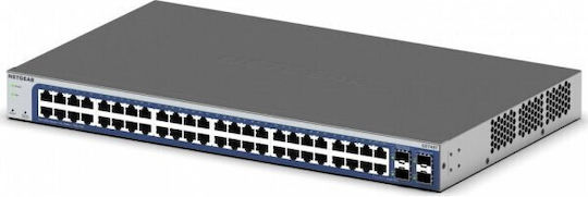 NetGear L2 PoE+ Switch with 48 Gigabit (1Gbps) Ethernet Ports and 4 SFP Ports
